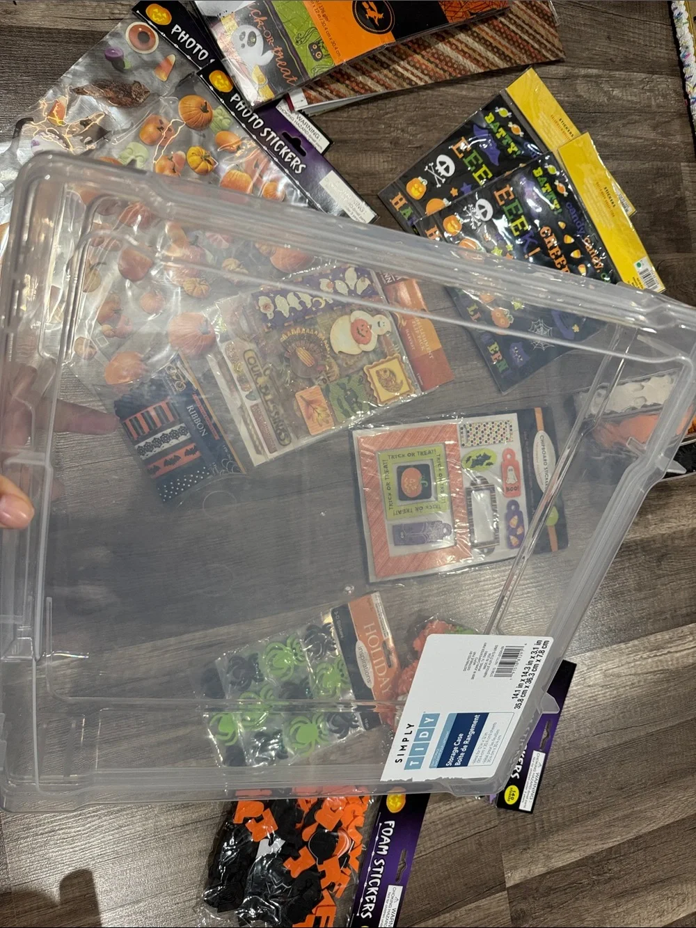 Halloween Scrap book bundle + Case.